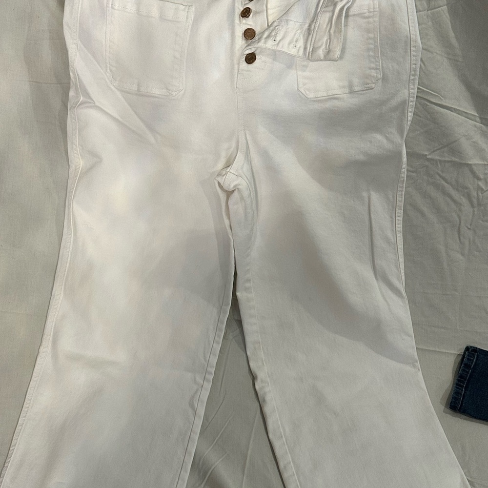 Liverpool White Flare & Wide Leg Jeans